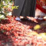 京都日和|紅葉|ロケフォト|和装|庭園_