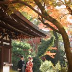 京都日和|紅葉|ロケフォト|和装|庭園_
